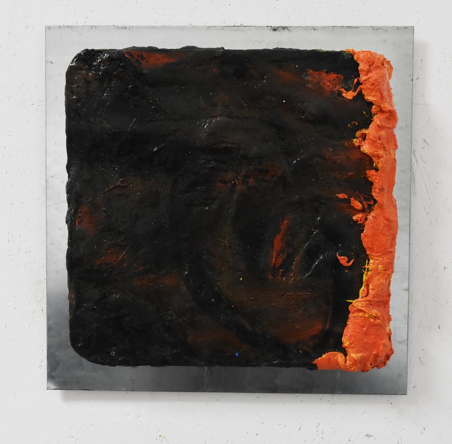 Painting with Some Rolled-up Orange
